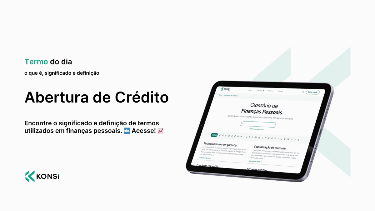 Abertura de Crédito